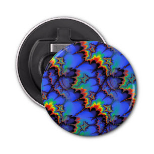 Abrebotellas El arco iris eléctrico agita el modelo del arte