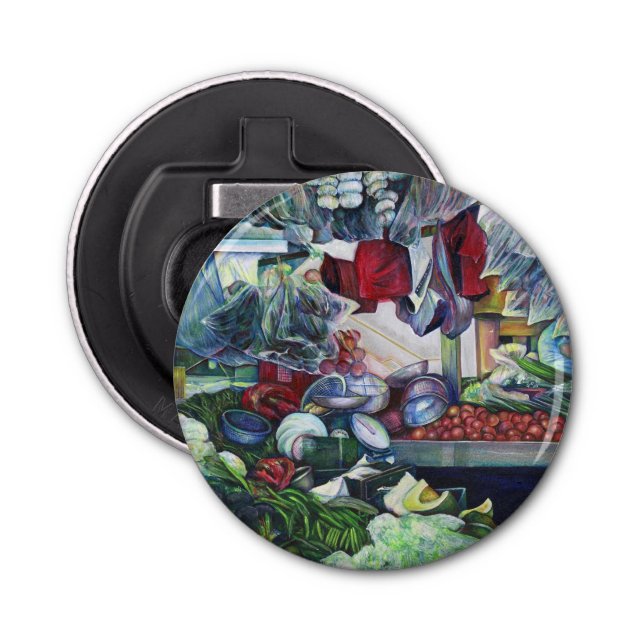 Abrebotellas El club vegetal se reúne aquí (Anverso)