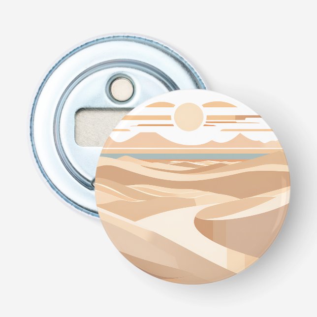 Abrebotellas El desierto geométrico (Anverso)