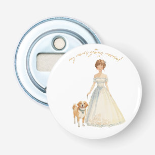 Abrebotellas El diseño de la boda de mi mamá Perro de boda