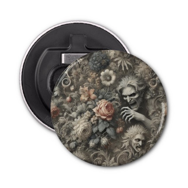 Abrebotellas El diseño gótico victoriano grises (Anverso)