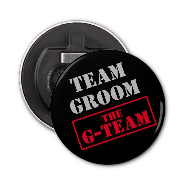 Abrebotellas El equipo del G-Team Groom (Anverso)