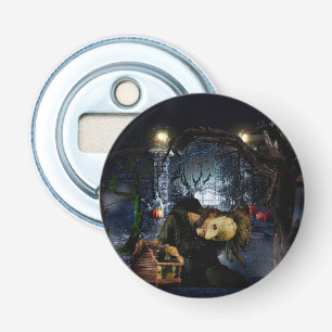 Abrebotellas El espeluznante bosque de Halloween de SlipperyJoe