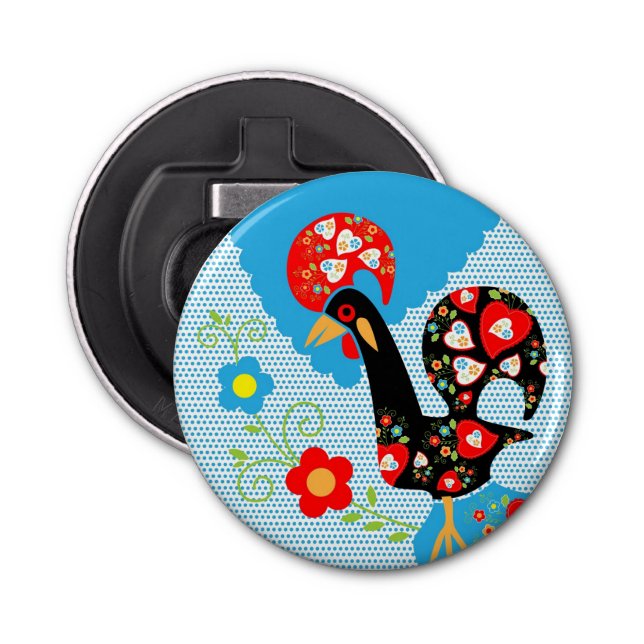 Abrebotellas El gallo portugués de Barcelos (Anverso)