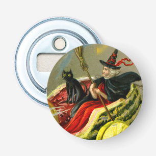 Abrebotellas El gato negro y la bruja de Halloween