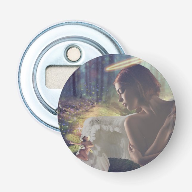 Abrebotellas El hermoso ángel con arte de fantasía (Anverso)