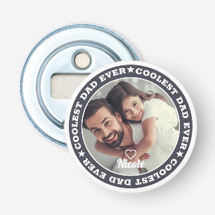 Abrebotellas El mejor papá del mundo Moderno Foto personalizada