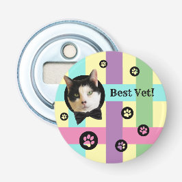 Abrebotellas "¡El mejor veterinario!" Apertura del frasco del b