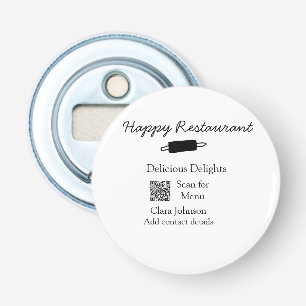 Abrebotellas El menú de exploración de nombres de restaurantes 