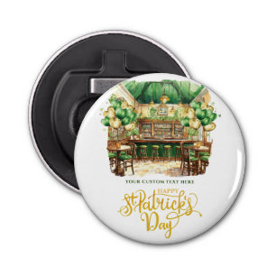 Abrebotellas El pub St. Patrick's Day personalizado