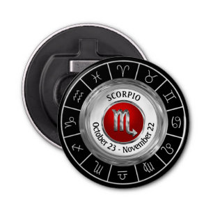 Abrebotellas El símbolo del horóscopo del escorpión