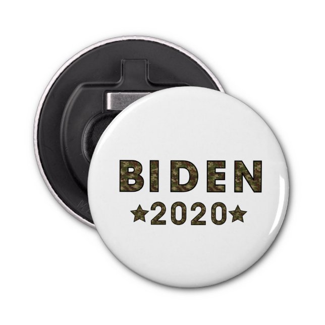 Abrebotellas Elección de camuflaje en Biden 2020 (Anverso)