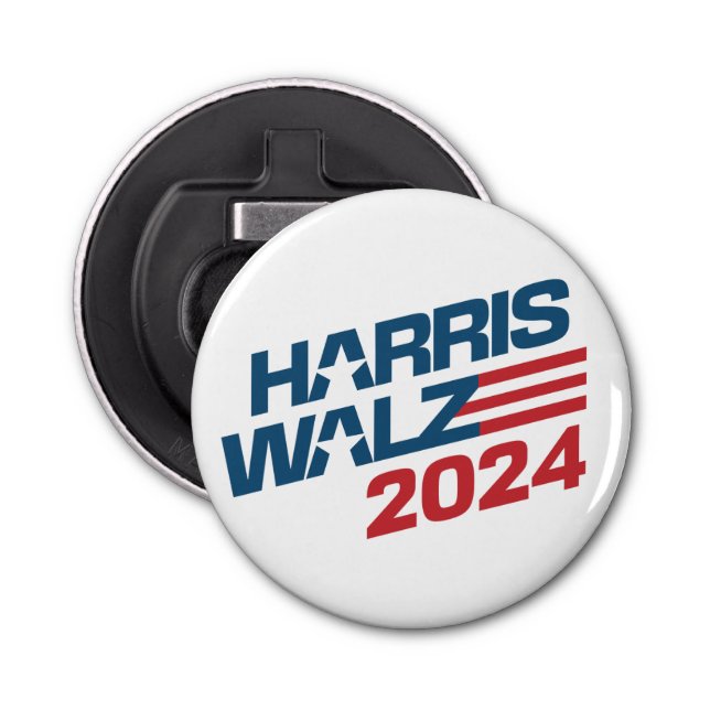 Abrebotellas Elecciones Harris Walz 2024 (Anverso)