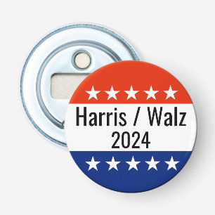 Abrebotellas Elecciones Harris Walz 2024