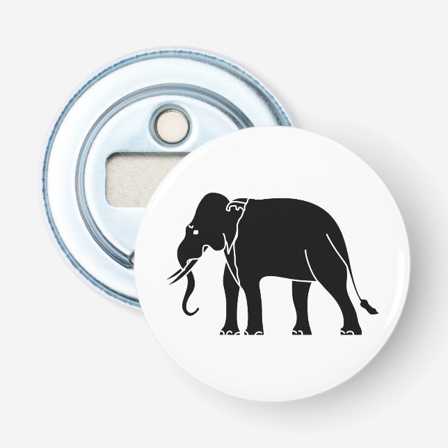 Abrebotellas Elefante siamés (Anverso)