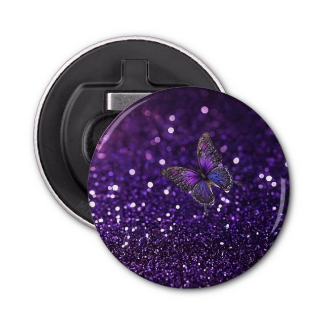 Abrebotellas Elegancia encantadora: la mariposa de la espuma pú (Anverso)