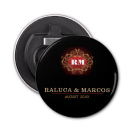 Abrebotellas Elegant monogram,initials,custom brand luxury 