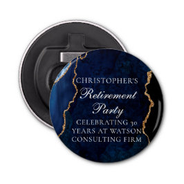 Abrebotellas Elegante Fiesta de Jubilación de Jubilación del Or