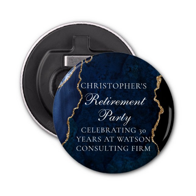 Abrebotellas Elegante Fiesta de Jubilación de Jubilación del Or (Anverso)