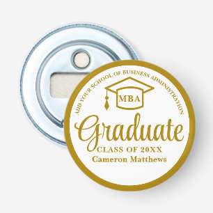 Abrebotellas Elegante Graduación de la Escuela de Negocios de O