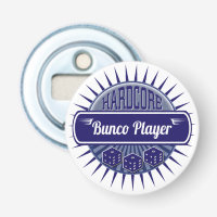 Elegante Retro Bunco Player Lucky Dice Azul