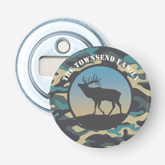 Abrebotellas Elk y Camo (Anverso)