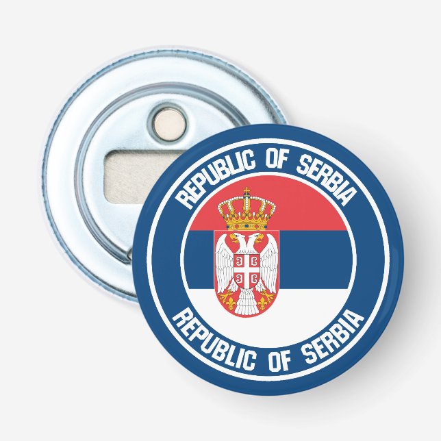 Abrebotellas Emblema de la Ronda Serbia (Anverso)