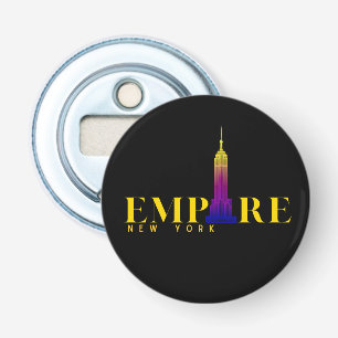 Abrebotellas Empire State Building-New York-Vibrant Gold