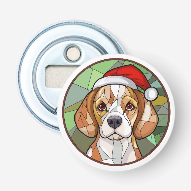 Abrebotellas Encanto Canino Encantador: Navidad con tema de Bea (Anverso)