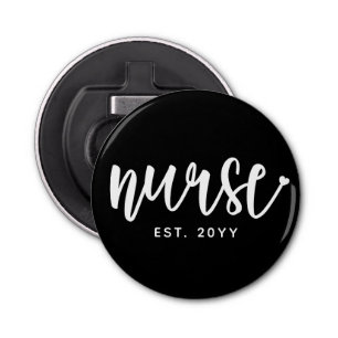 Abrebotellas Enfermera personalizado de Typografía Ésa Enfermer