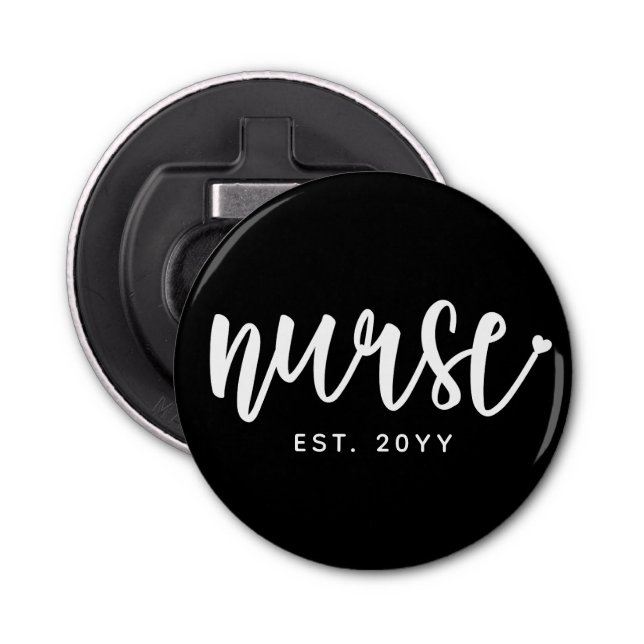 Abrebotellas Enfermera personalizado de Typografía Ésa Enfermer (Anverso)