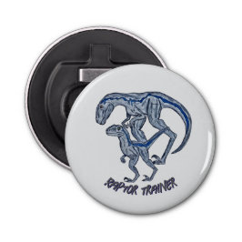 Abrebotellas Entrenador Raptor de Dinosaurio de Velociraptor