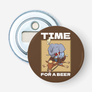 Abrebotellas Época divertida para elefantes de cerveza Personal