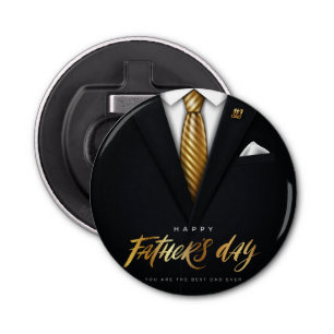 Abrebotellas  Eres el mejor papá en el Día del Padre Oro Negro