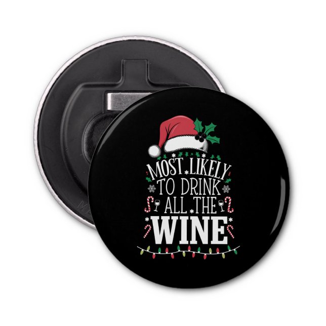 Abrebotellas Es Muy Probable Que Beban Navidades Toda La Famili (Anverso)