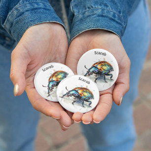 Abrebotellas Escarabajo irlandés en acuarela, personalizado