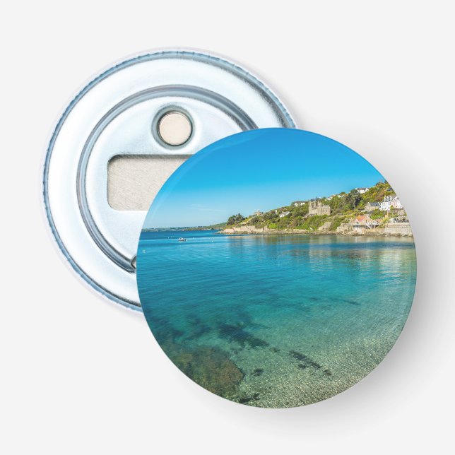 Abrebotellas Escena de St Mawes Falmouth en Cornwall, Inglaterr (Anverso)