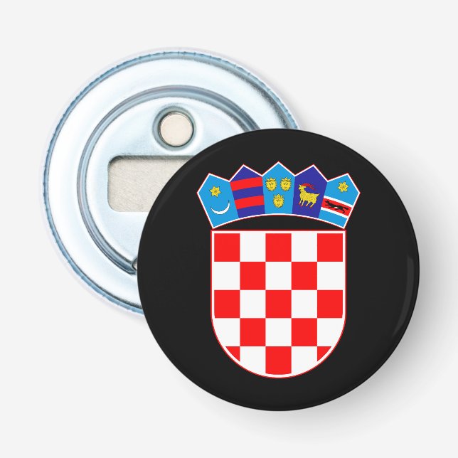 Abrebotellas Escudo de armas de Croacia (Anverso)