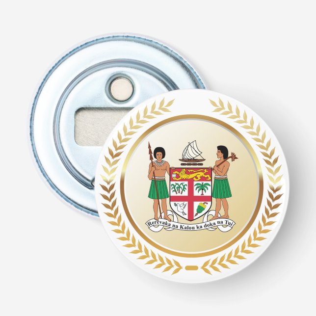 Abrebotellas Escudo de armas de Fiji (Anverso)
