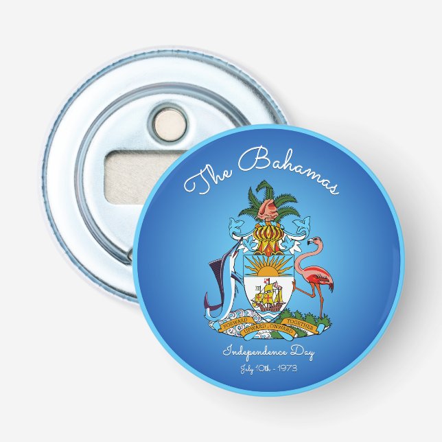 Abrebotellas Escudo de armas de las Bahamas (Anverso)