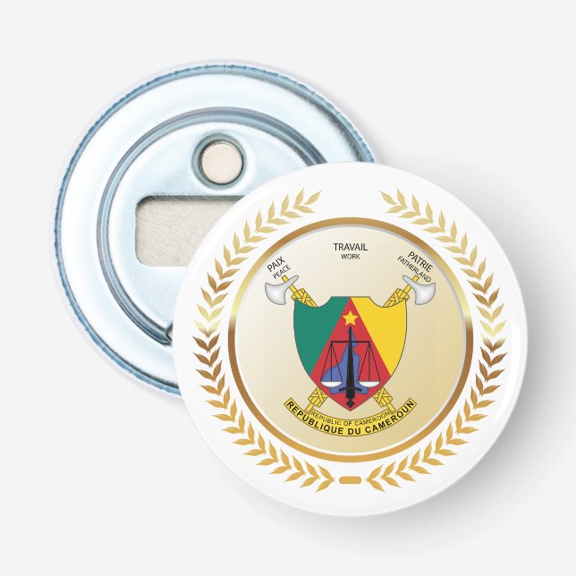 Abrebotellas Escudo de armas del Camerún (Anverso)
