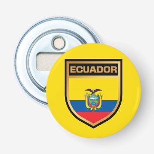 Abrebotellas Escudo de Bandera de Ecuador