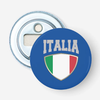 Abrebotellas Escudo de bandera de Italia/Italia y texto