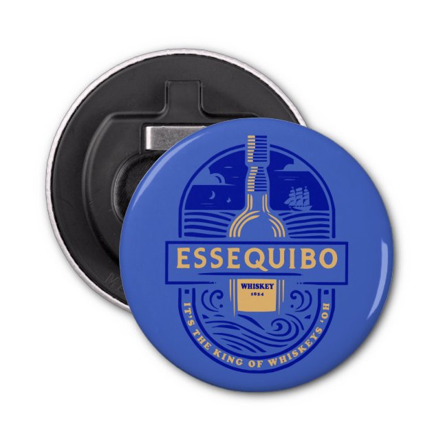 Abrebotellas Essequibo Whiskey (Anverso)