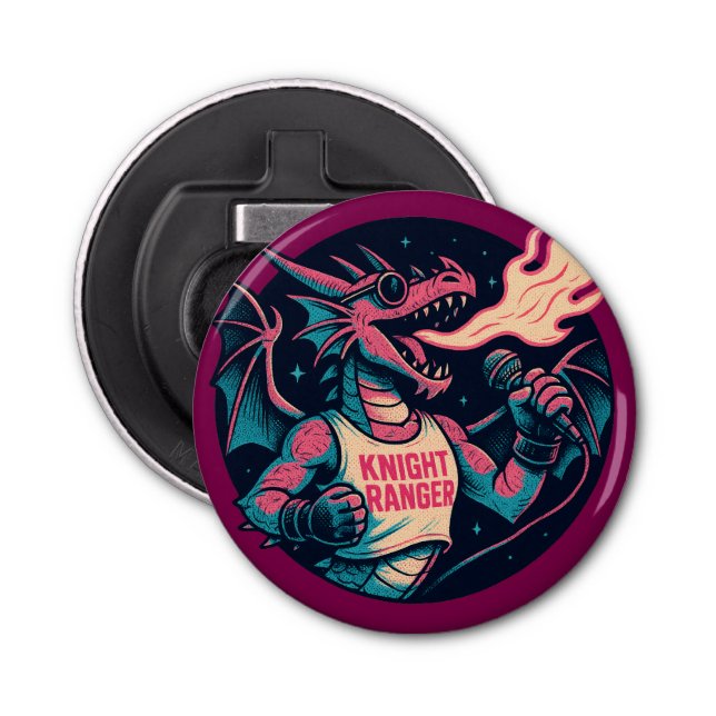 Abrebotellas Este dragón se derrama fuego (Anverso)