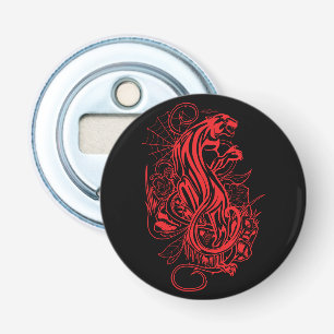Abrebotellas Estilo de tatuaje gótico Pantera Roja Novedad en n