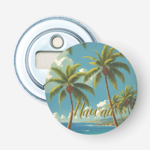 Abrebotellas Estilo Vintage De Viaje Hawaiano Aloha Desde Hawai