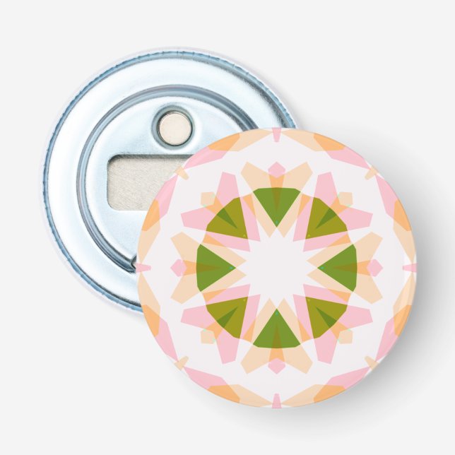 Abrebotellas Estrella verde de la primavera rosada del azúcar D (Anverso)