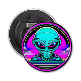 Abrebotellas Extranjero terrestre volando un OVNI