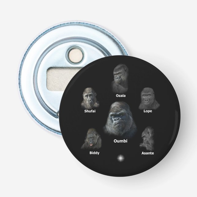 Abrebotellas Familia Gorilla (Anverso)